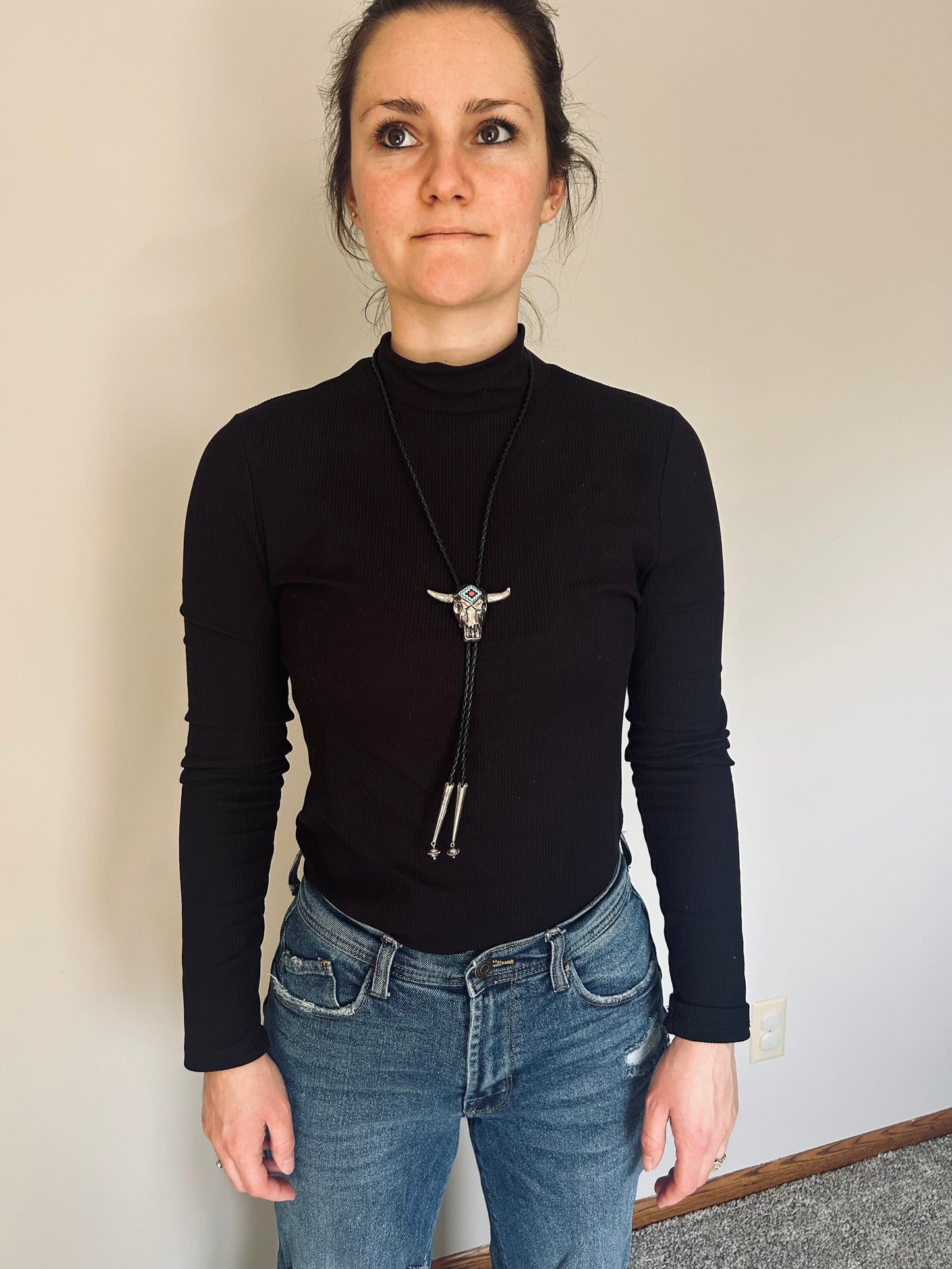 Cow Skull Bolo Tie - My Store