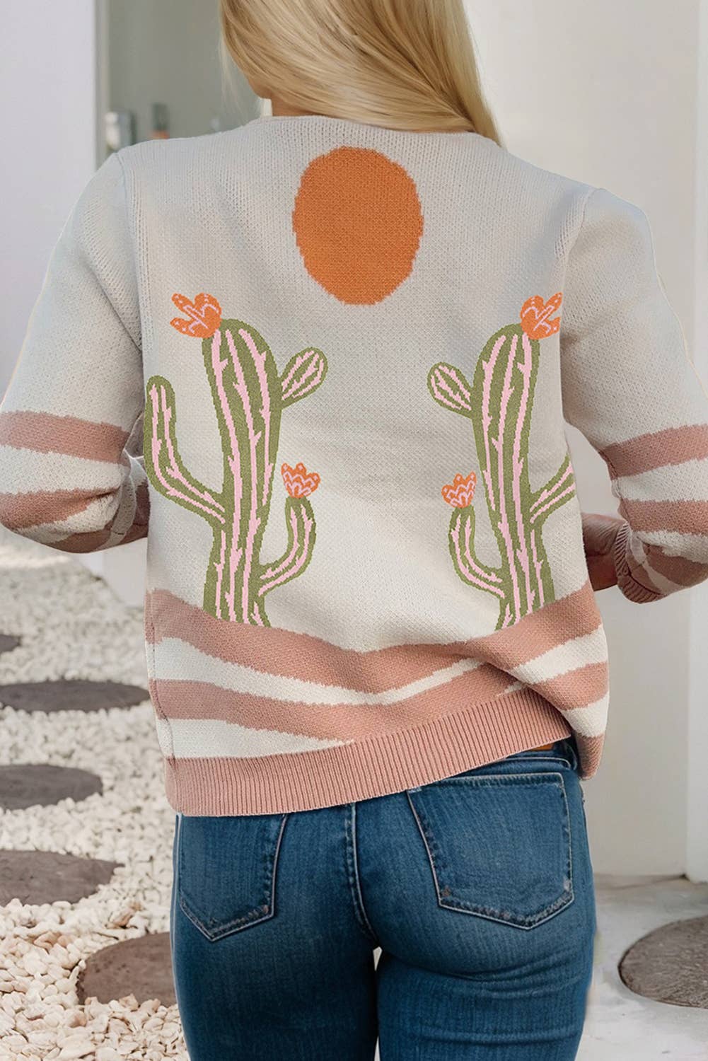 Cactus Sweater Cardigan - Rugged Wrangler