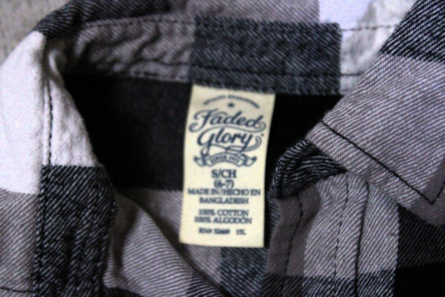 Camping Upcycled Kids Graphic Flannel - Rugged Wrangler