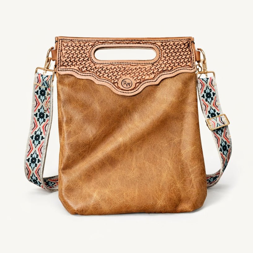 Cowhide Two Sided Crossbody - Rugged Wrangler