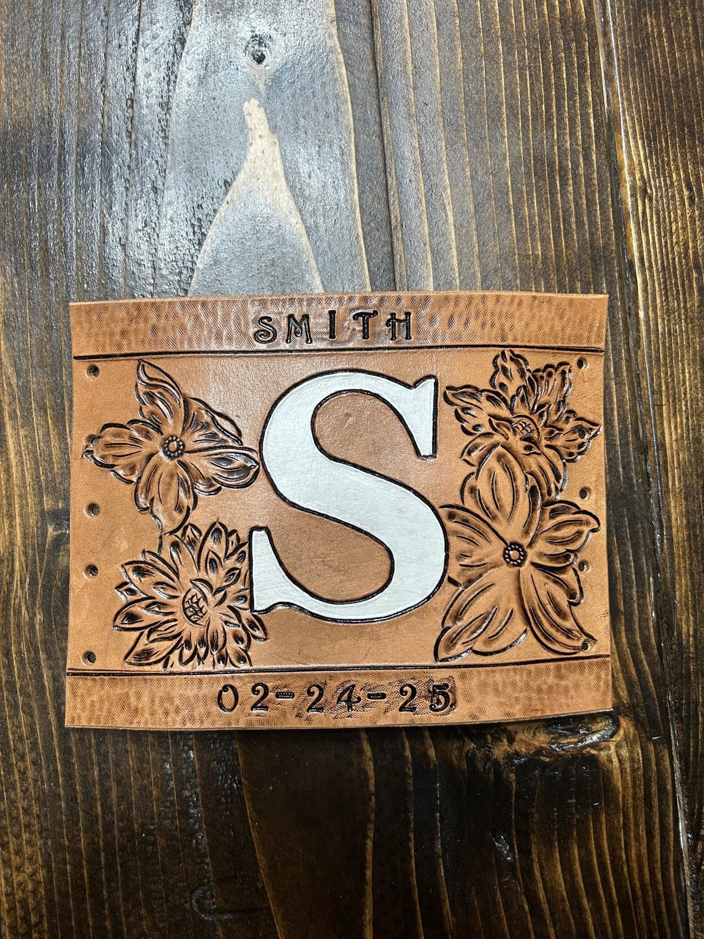 Custom Tooled Wedding Bouquet Wrap - My Store
