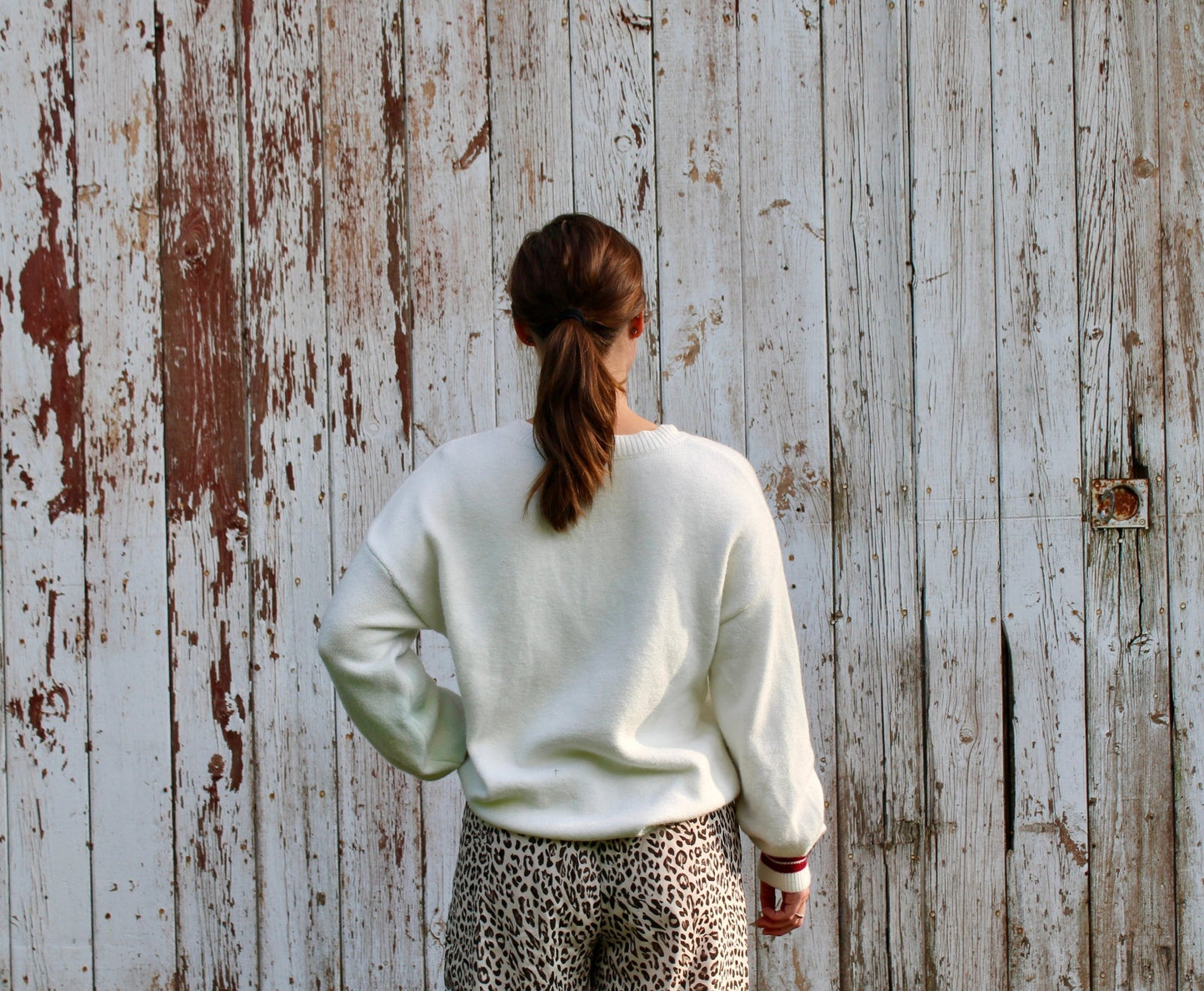 Vintage See You Cowboy Sweater - Rugged Wrangler