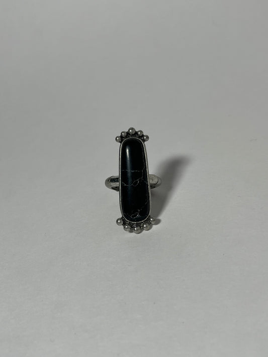 Black Stone Ring