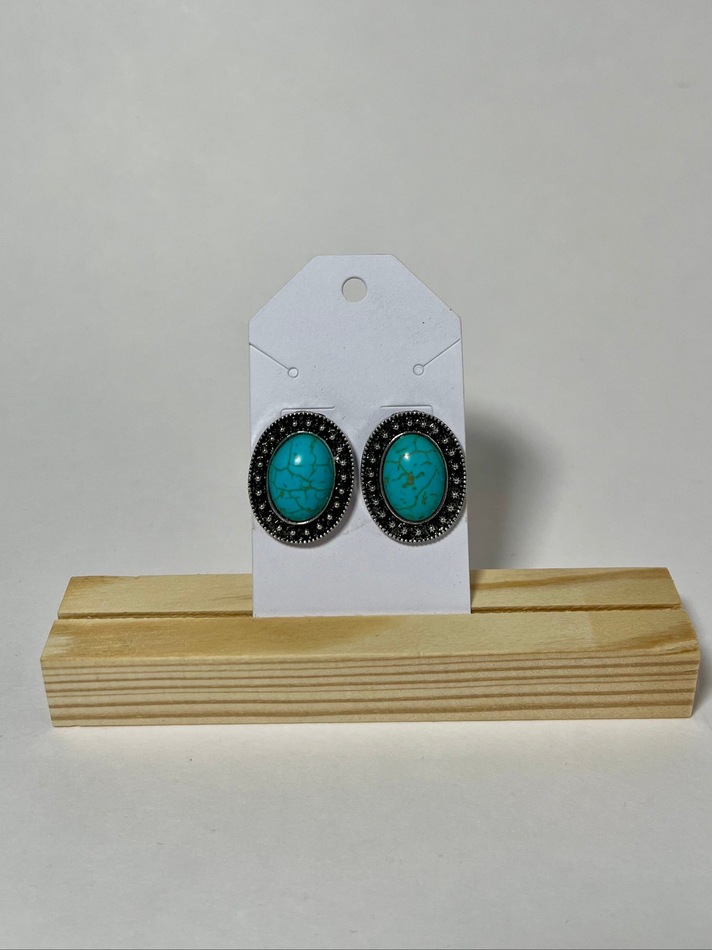 Turquoise Stone Studs