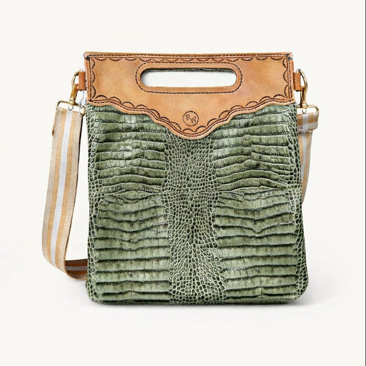 Alligator Two Sided Crossbody Bag - Rugged Wrangler