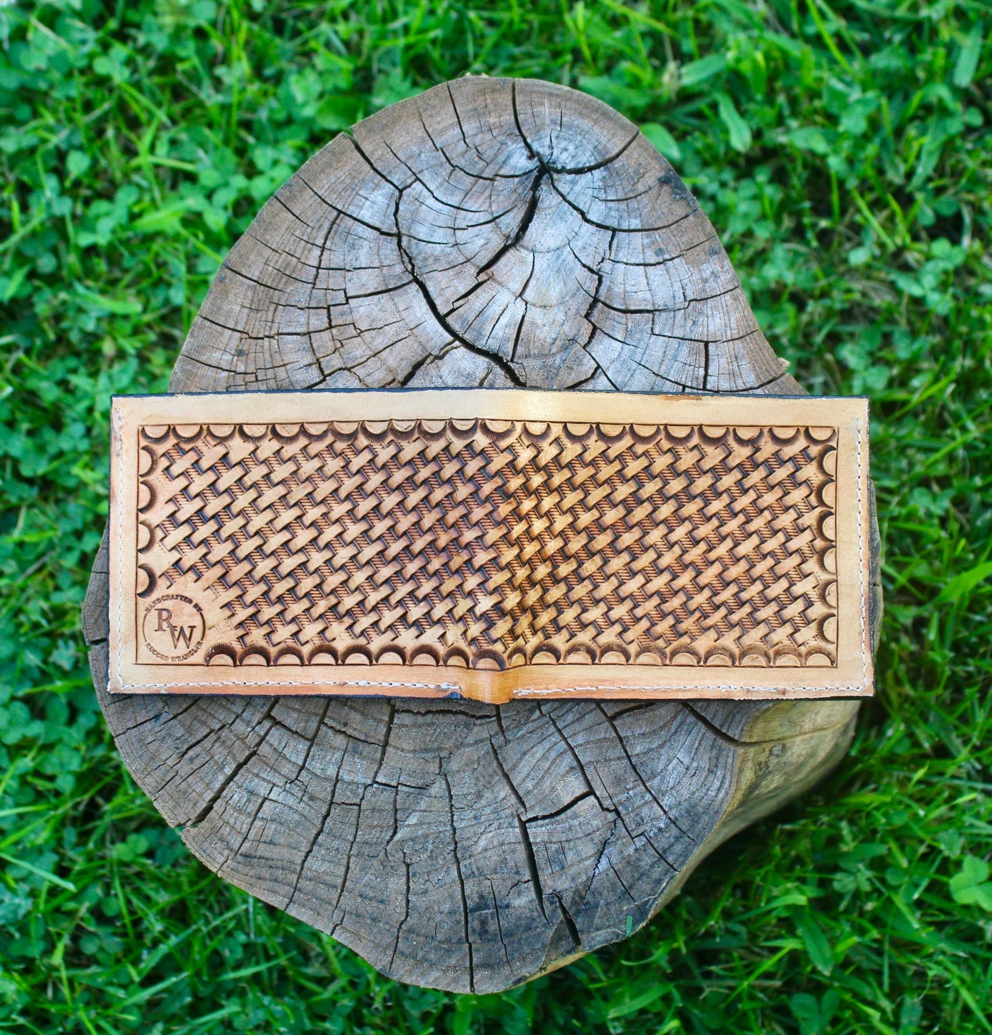 Basket Stamp Bi-Fold Wallet - My Store