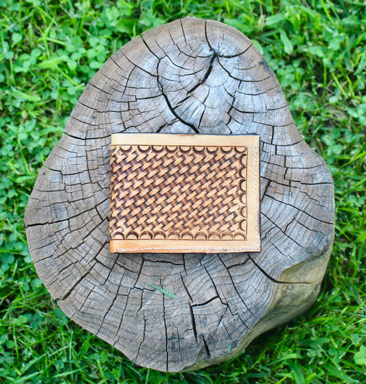 Basket Stamp Bi-Fold Wallet - My Store