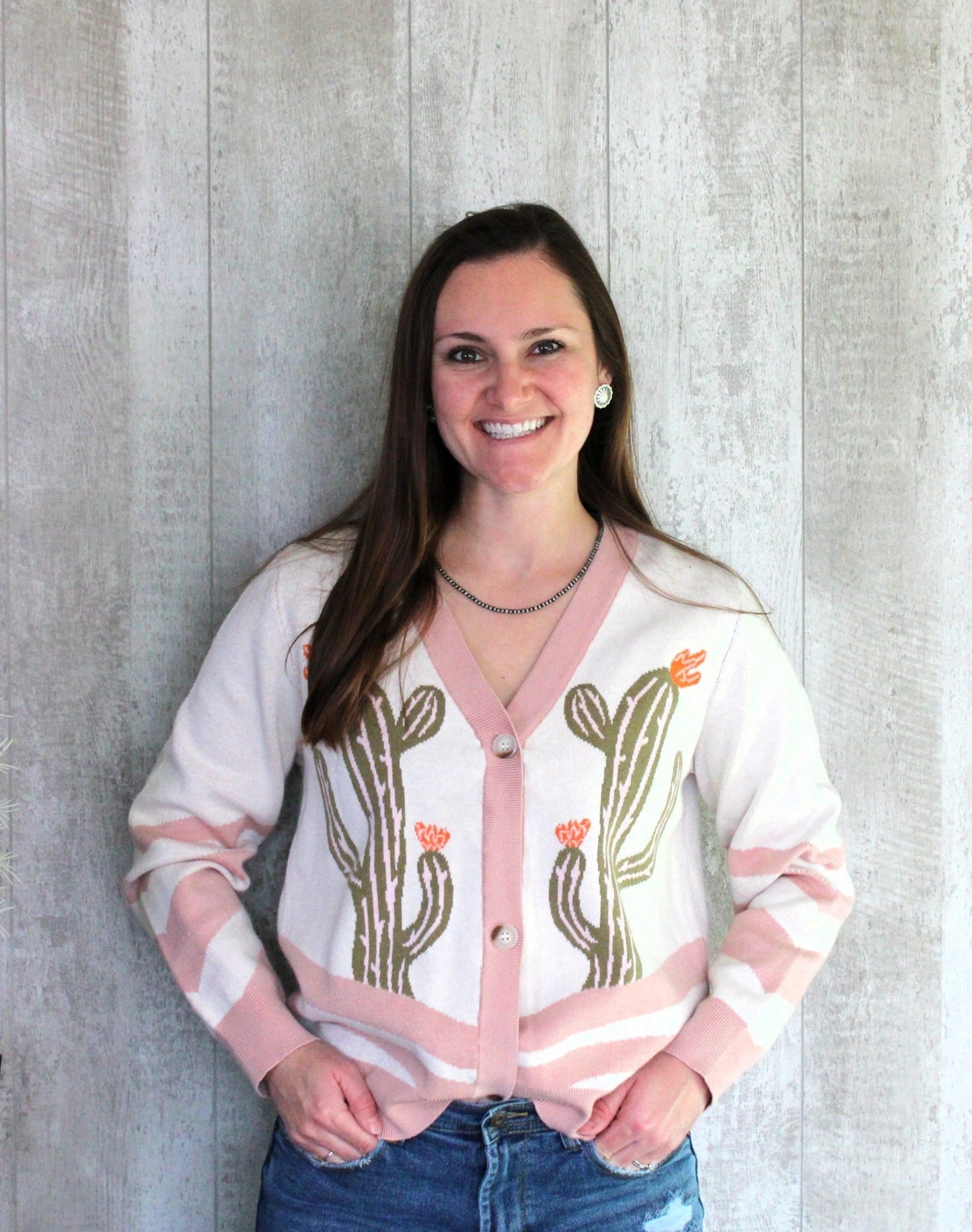 Cactus Cardigan - Rugged Wrangler