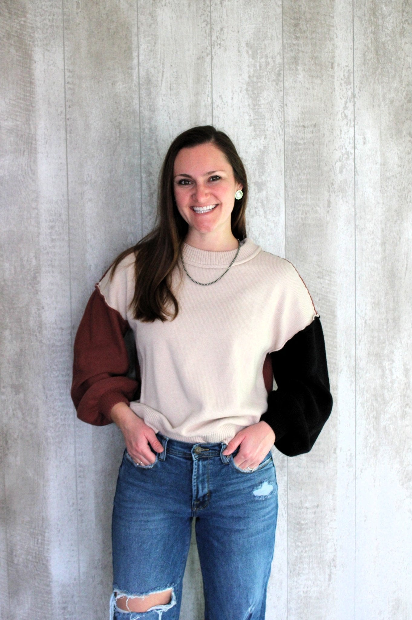 Color Block Sweater - Rugged Wrangler