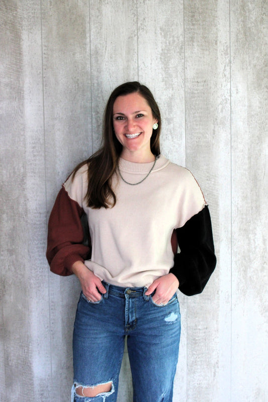 Color Block Sweater - Rugged Wrangler