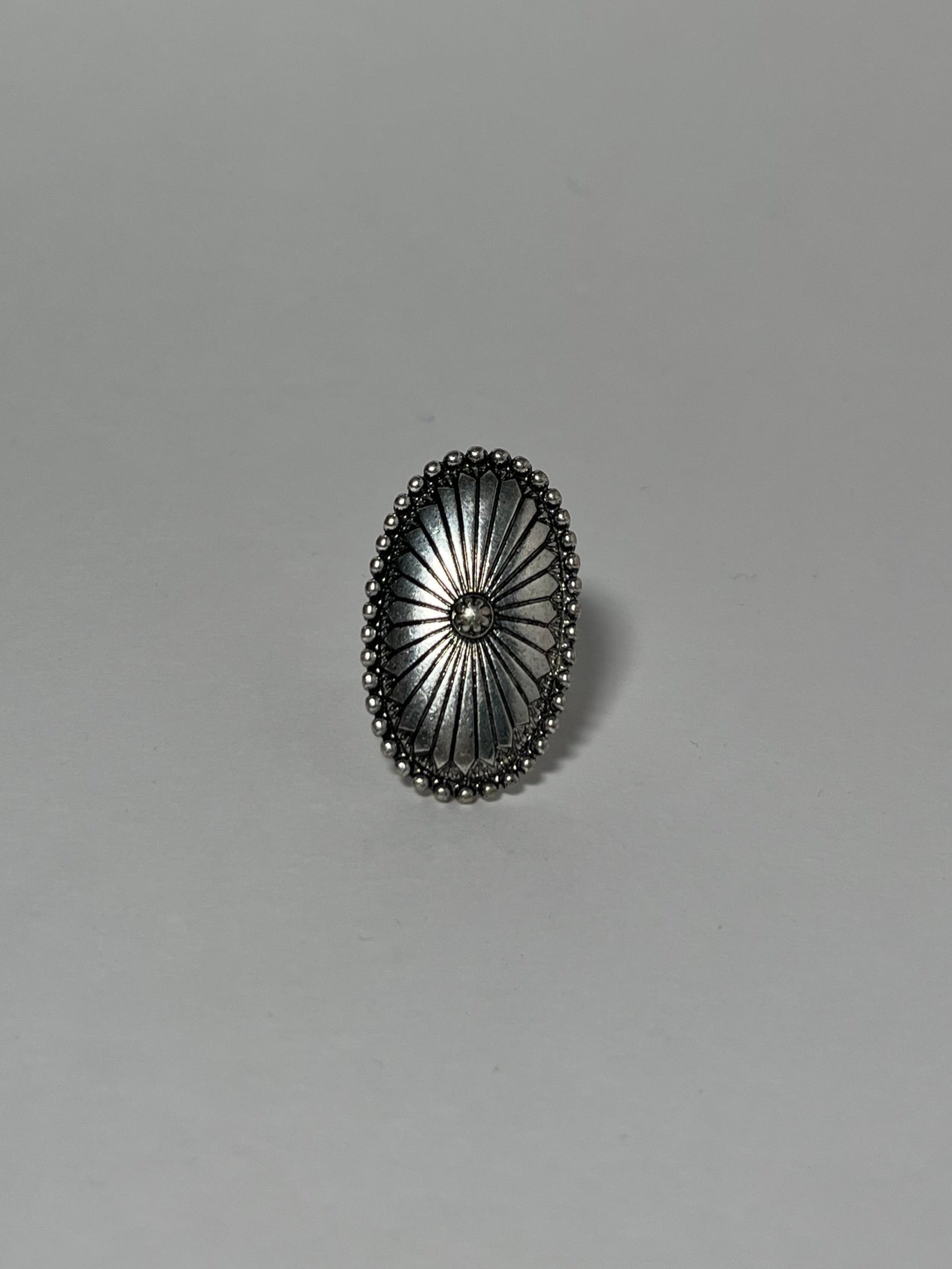 Silver Concho Ring