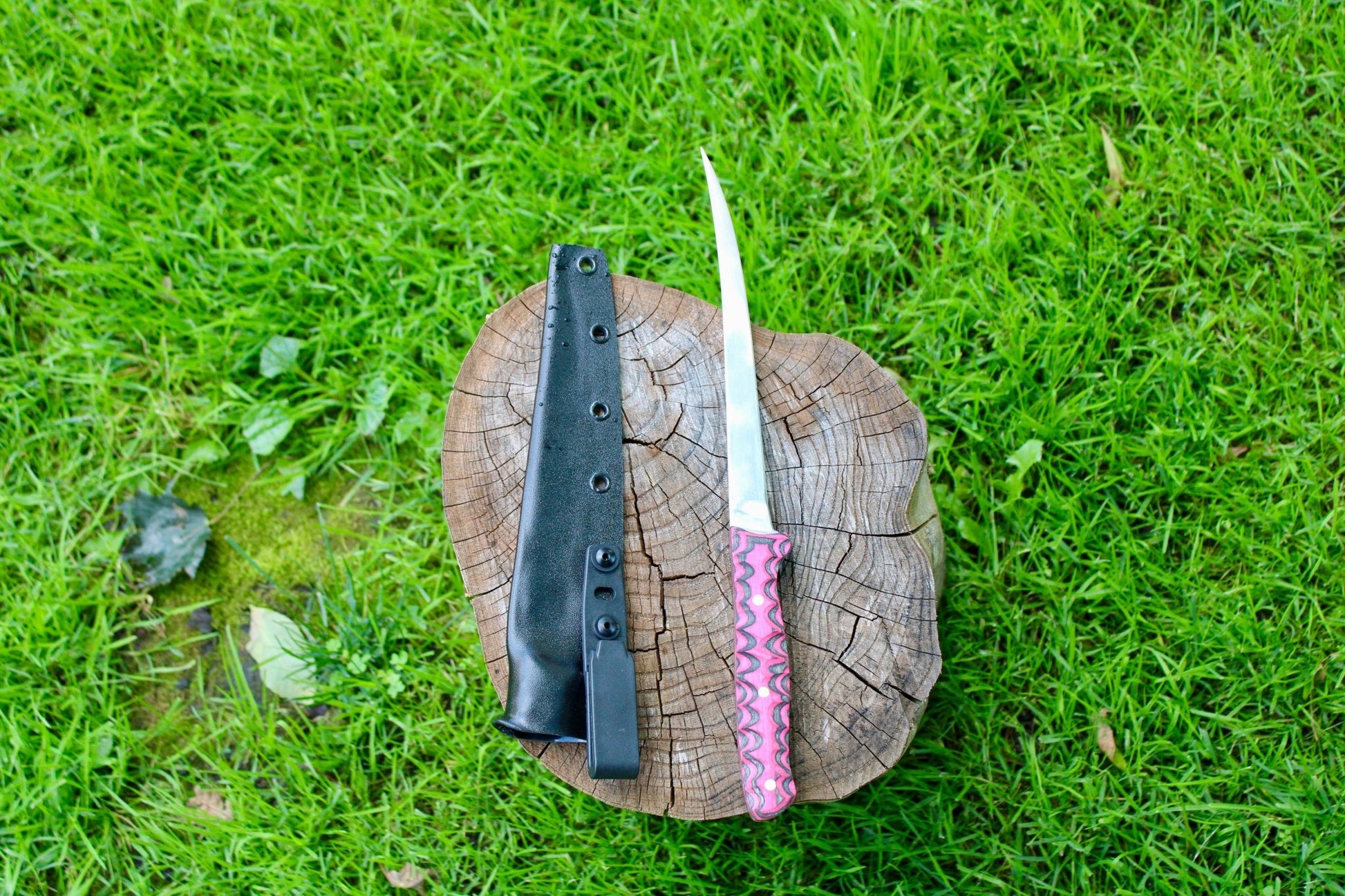 Crimson Wave Fillet Knife - Rugged Wrangler