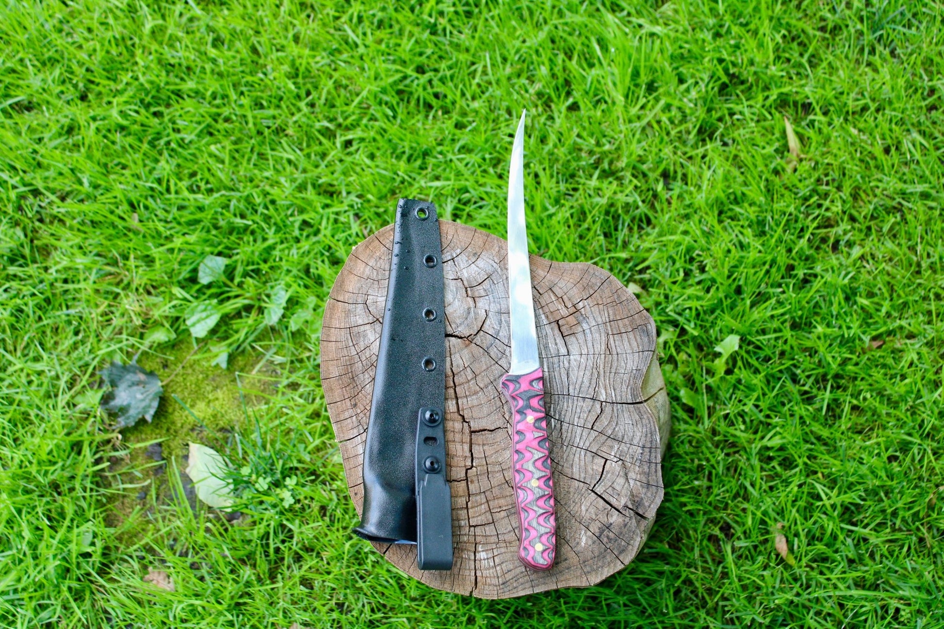 Crimson Wave Fillet Knife - Rugged Wrangler