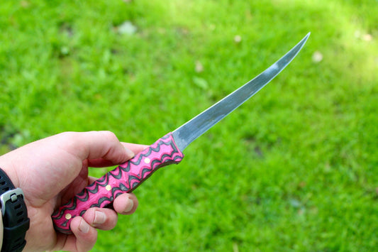Crimson Wave Fillet Knife - Rugged Wrangler