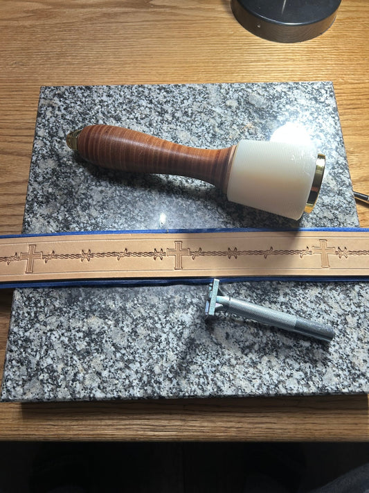 Custom Leather Belt - Rugged Wrangler