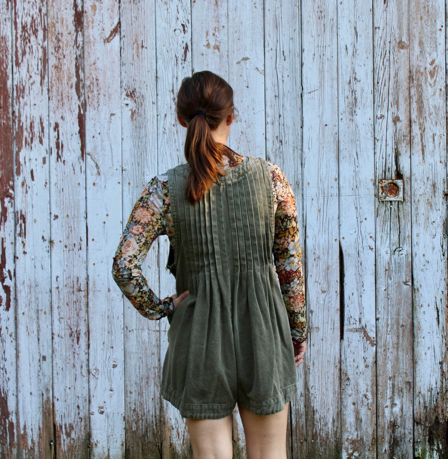 Denim Short Romper - Rugged Wrangler