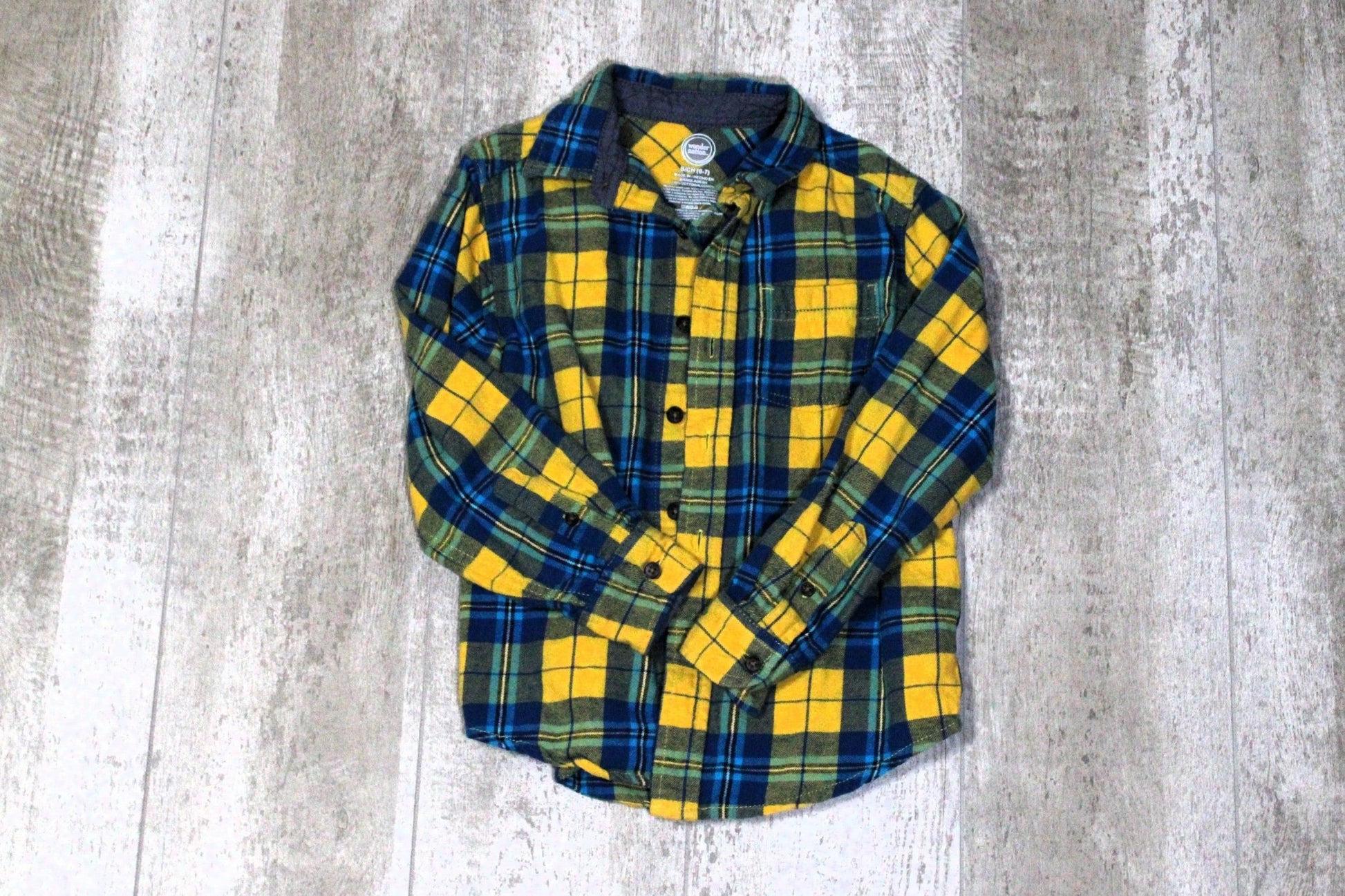 Got Dirt Upcycled Kids Graphic Flannel - Rugged Wrangler