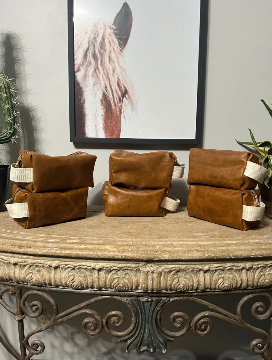 Handmade Leather Toiletry Bag | Durable, Stylish, and Eco-Friendly Travel Organizer - My Store