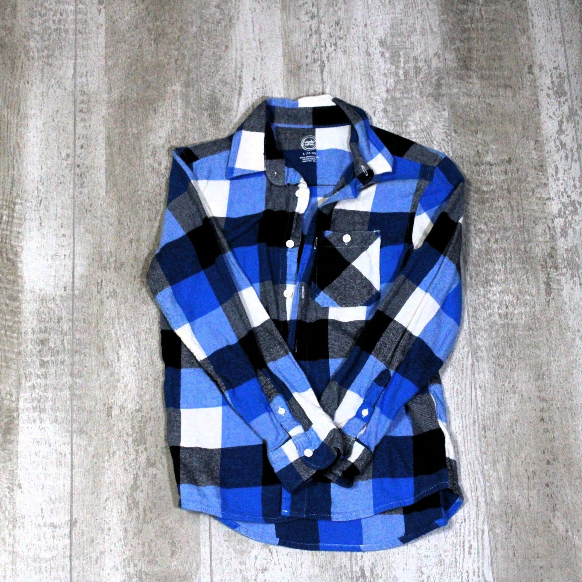 Joe Mauer Upcycled Kids Graphic Flannel - Rugged Wrangler