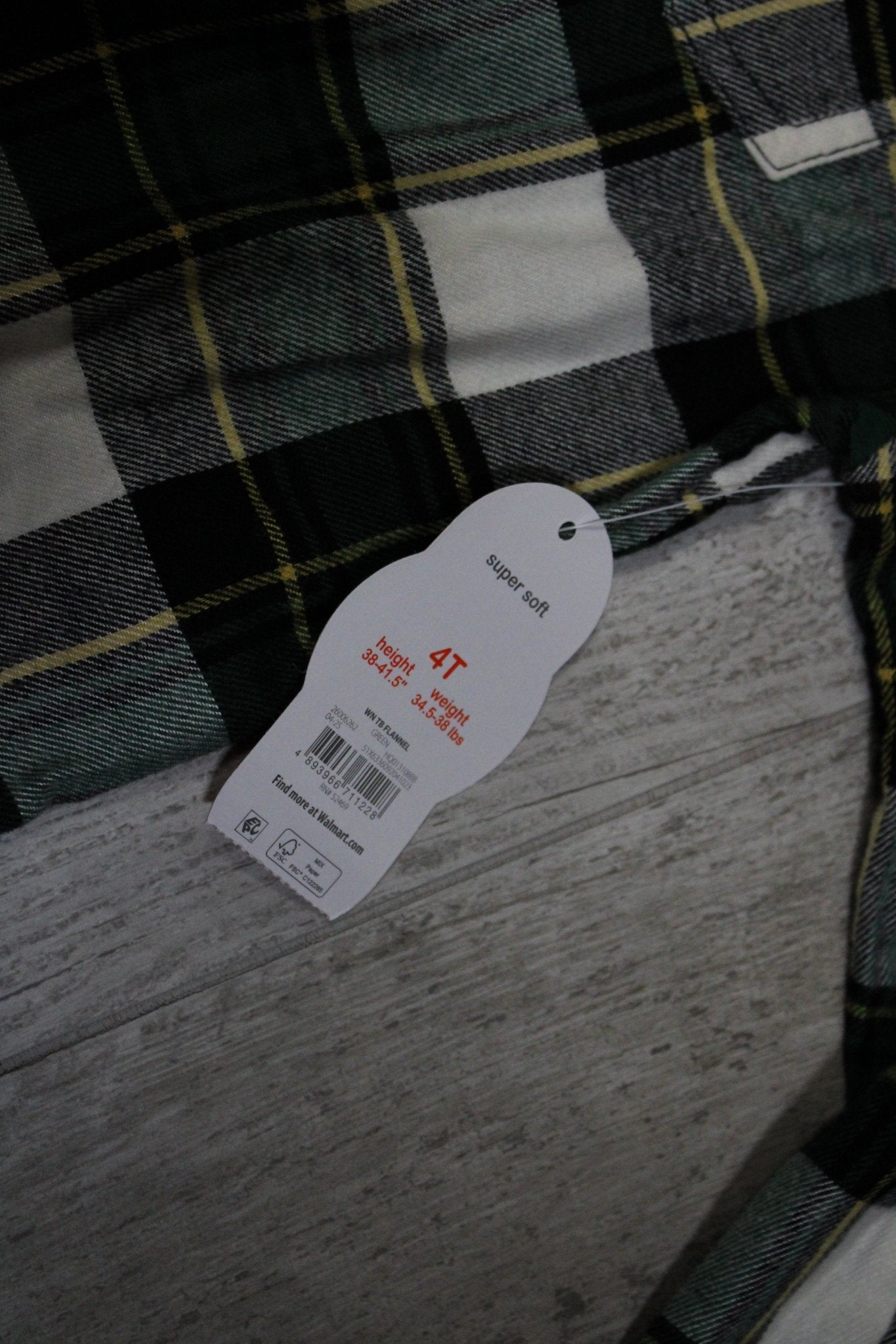 John Deere Tractor Upcycled Kids Graphic Flannel - Rugged Wrangler