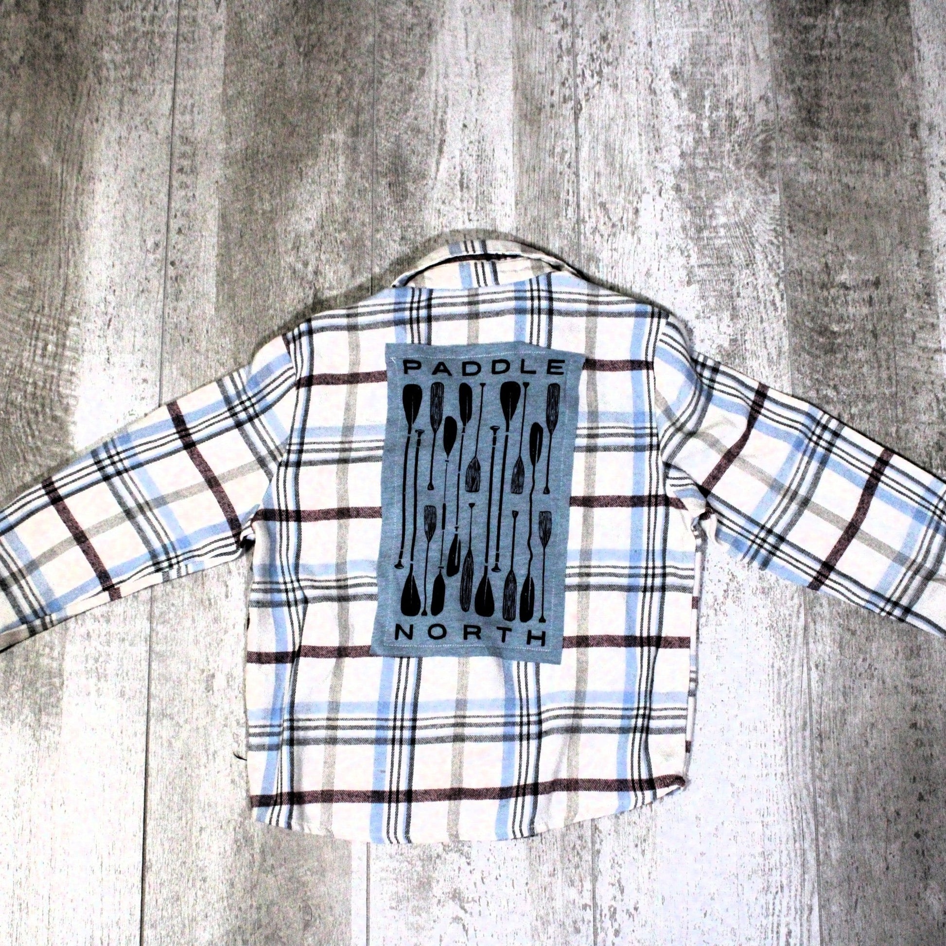 Paddle North Upcycled Kids Graphic Flannel - Rugged Wrangler