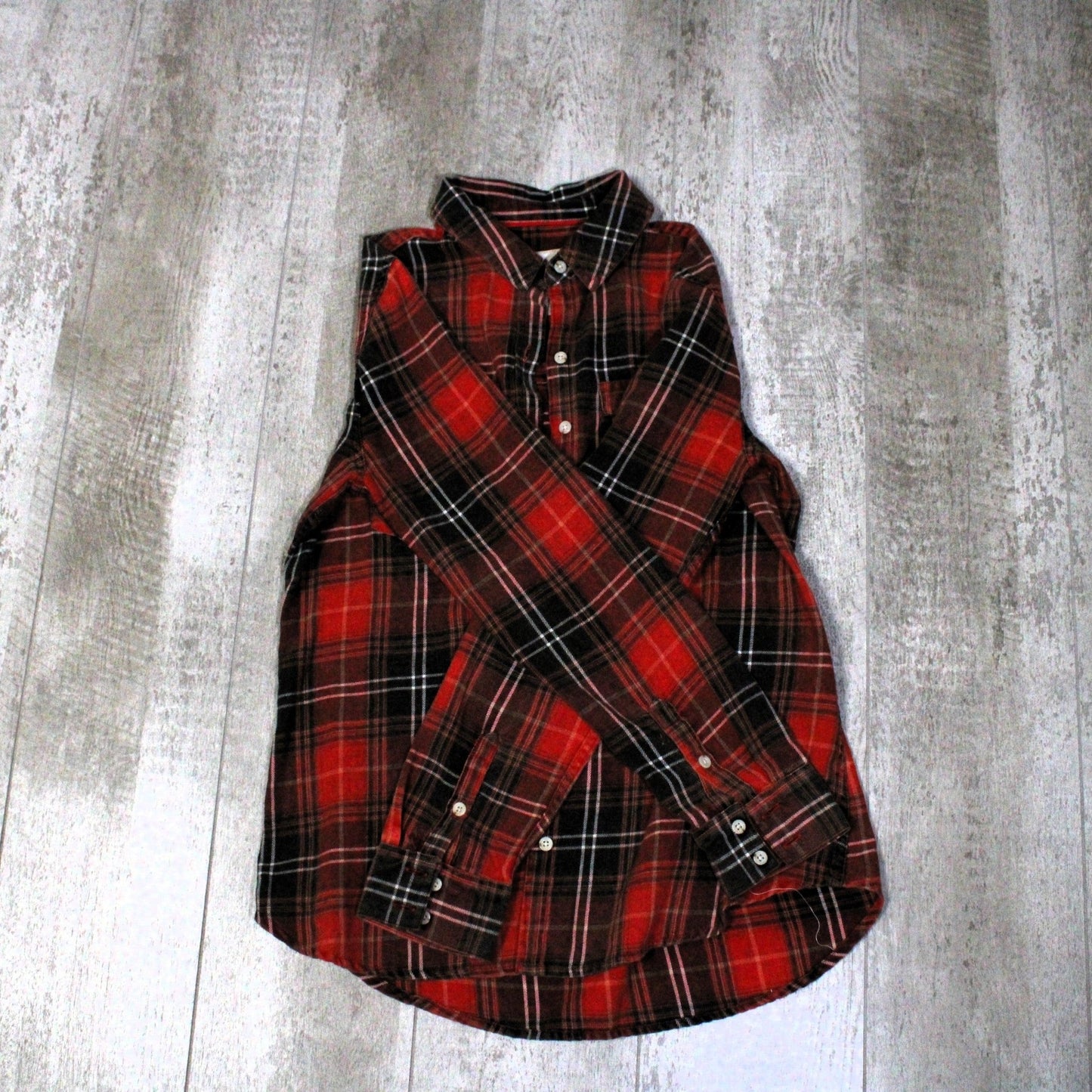 You're Killing Me Smalls Upcycled Graphic Flannel - Rugged Wrangler